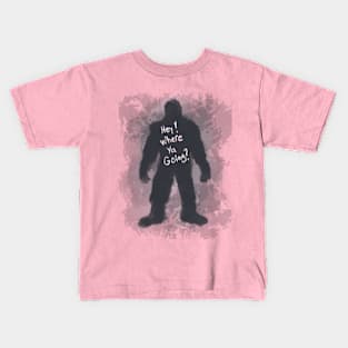 Curious Bigfoot Kids T-Shirt